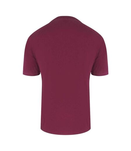 T-shirt Sport Motif À Carreaux Homme Bordeaux Aquascutum