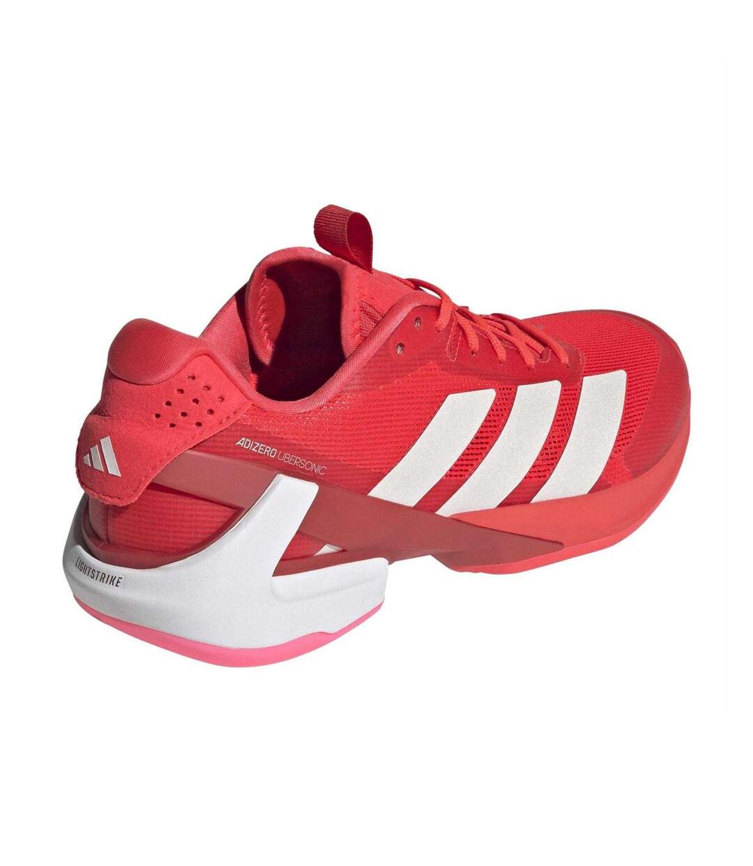 Mens Adizero Ubersonic 5 Tennis Shoes Lucid Red Adidas-2