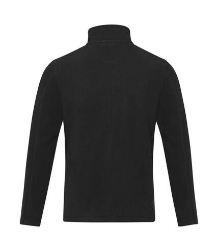 Elevate NXT Mens Amber Recycled Full Zip Fleece Jacket (Solid Black) - UTPF4079
