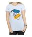 Disney Femme/Les femmes - T-shirt en coton avec tête de Donald Duck (Gris sportif) - UTBI31051-3