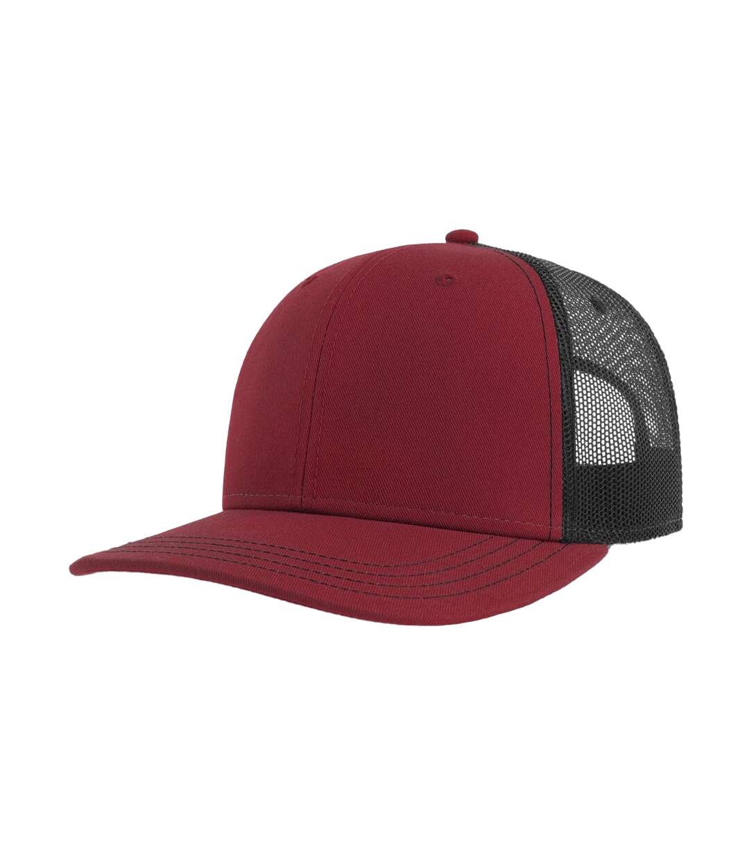 Casquette Trucker Motif/style 6 Panneaux Sonic-s Adulte Bordeaux Noir Atlantis Headwear-1