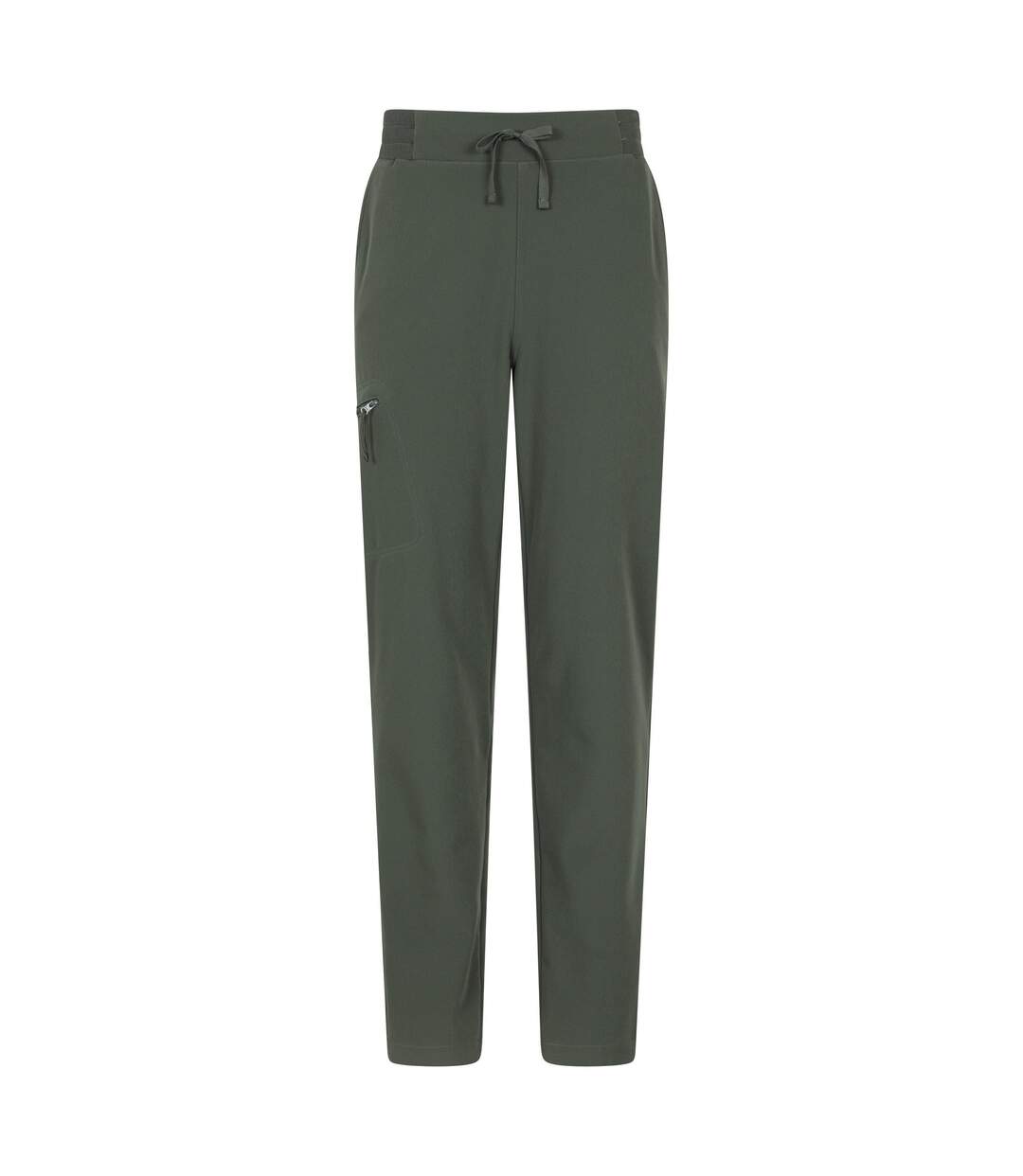 Womens/ladies Adventure Water Resistant Short Trousers Khaki Green Mountain Warehouse-1