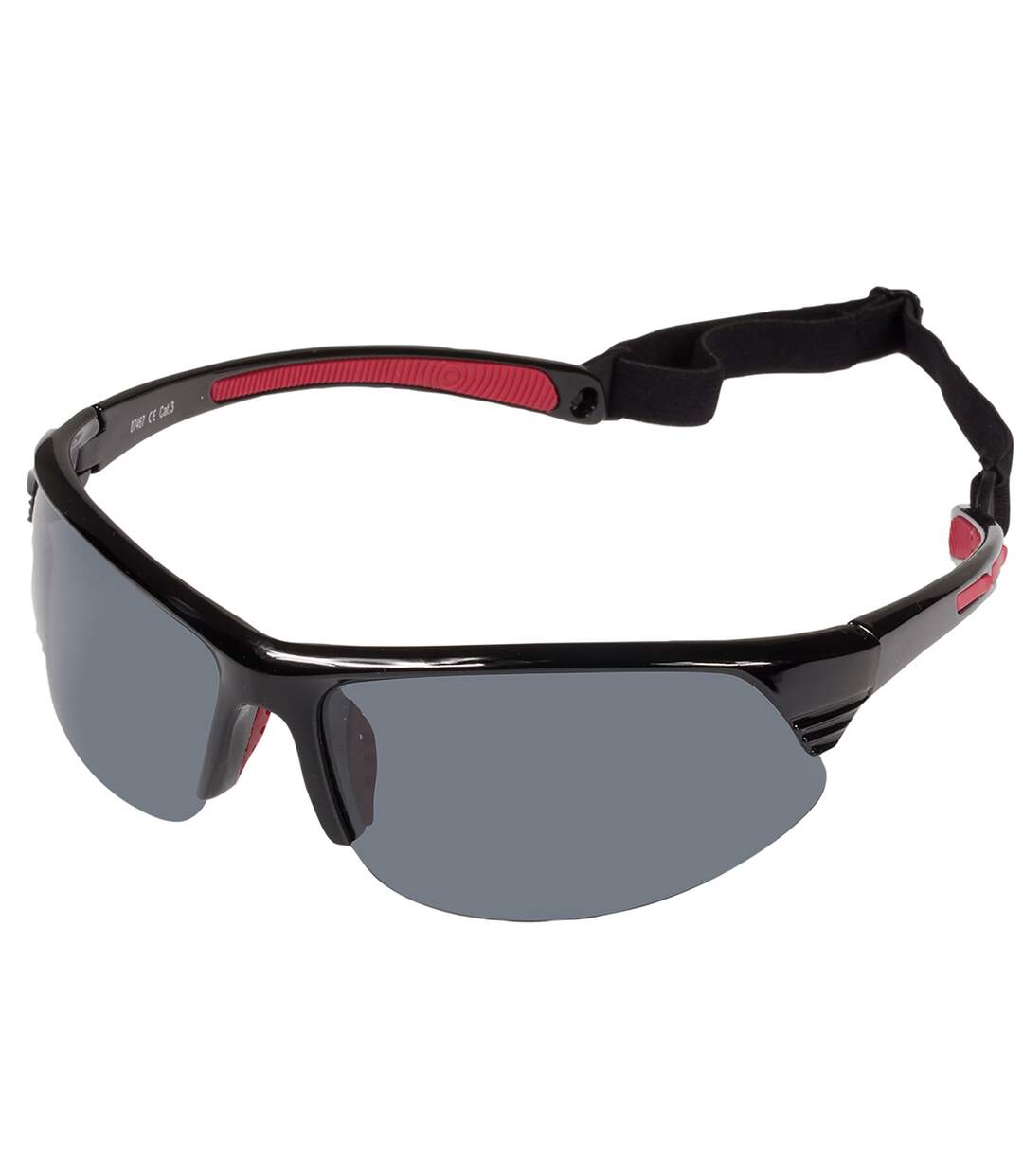 Isotoner Lunettes de soleil mixte adulte sport, attache tête, verres polarisants-2