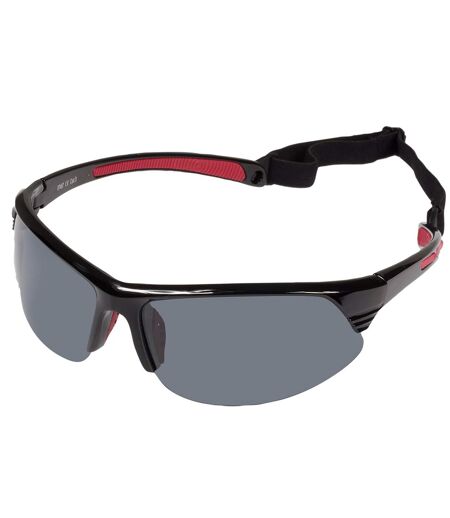 Isotoner Lunettes de soleil mixte adulte sport, attache tête, verres polarisants