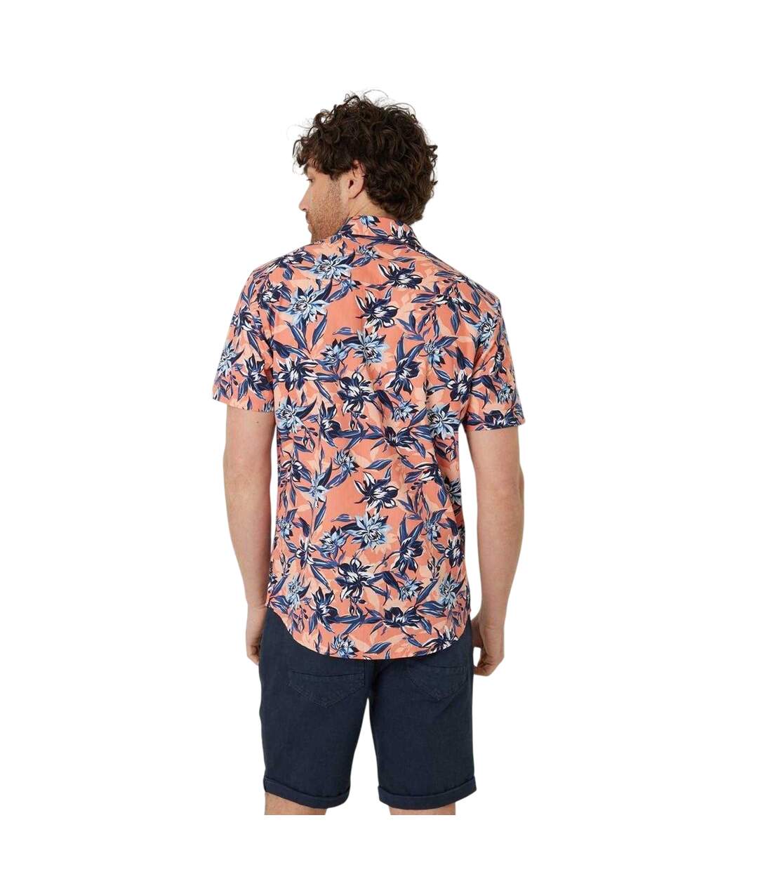 Chemise Motif/style Floral Latham Homme Corail Threadbare-3