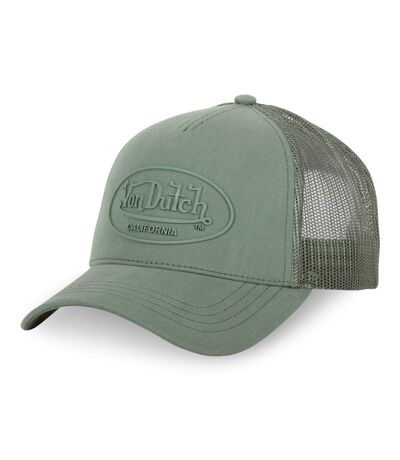 Casquette baseball avec filet en sergé de coton et patch Rubber Logo Vondutch