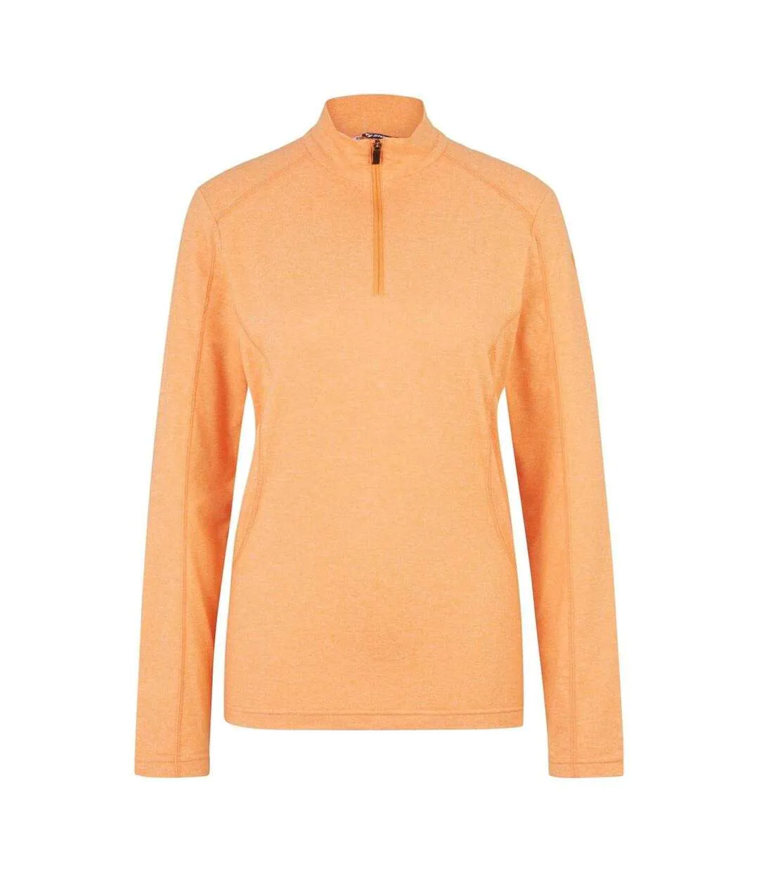 Womens/ladies Jenita Half Zip Raglan Sweatshirt Orange Ziener-2