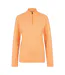 Womens/ladies Jenita Half Zip Raglan Sweatshirt Orange Ziener-2