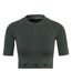 Haut Court Aeroknit Femme Vert Noir Adidas-2