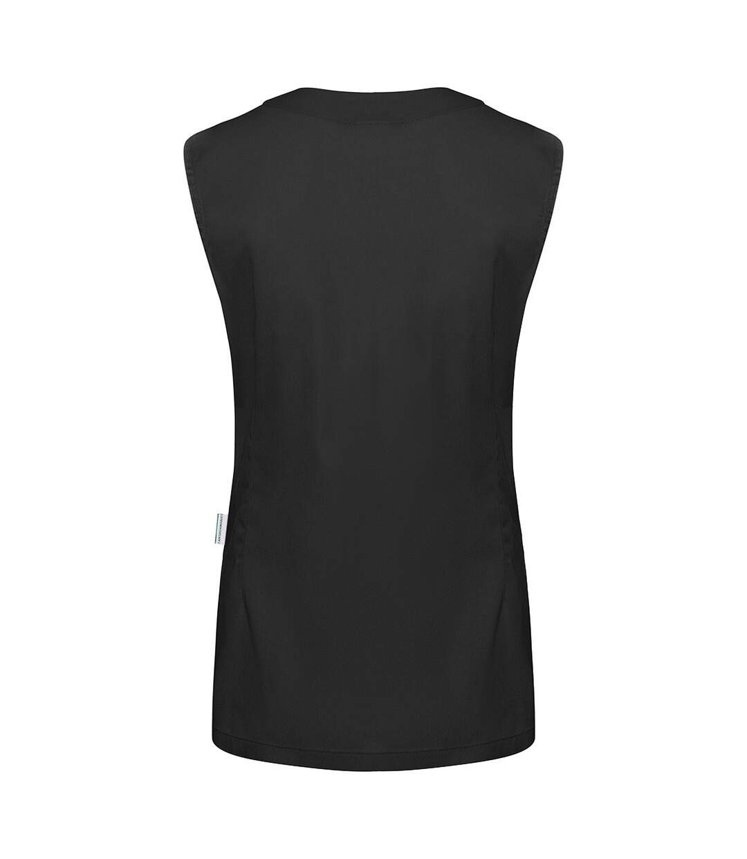 Womens/ladies Essential Sleeveless Work Tunic Black Karlowsky-2