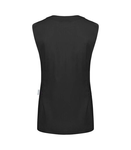 Womens/ladies Essential Sleeveless Work Tunic Black Karlowsky