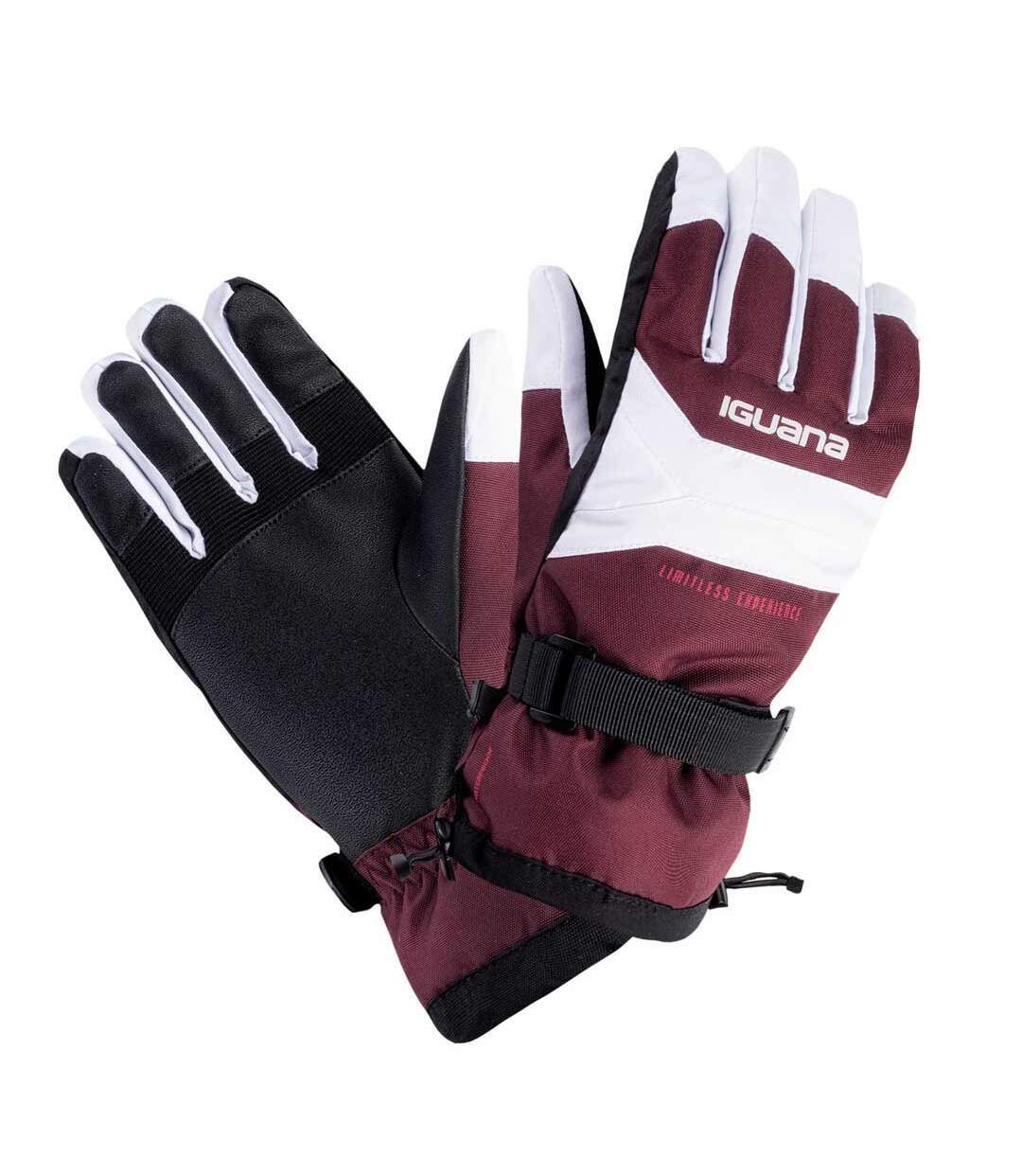 Gants De Ski Alessia Femme Pourpre Blanc Iguana-1