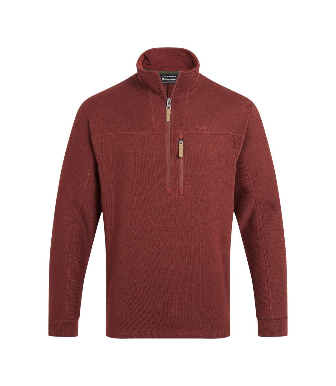 Polaire Torney Homme Jaspe Rouge Craghoppers-2