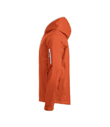Mens Seabrook Jacket Blood Orange Clique