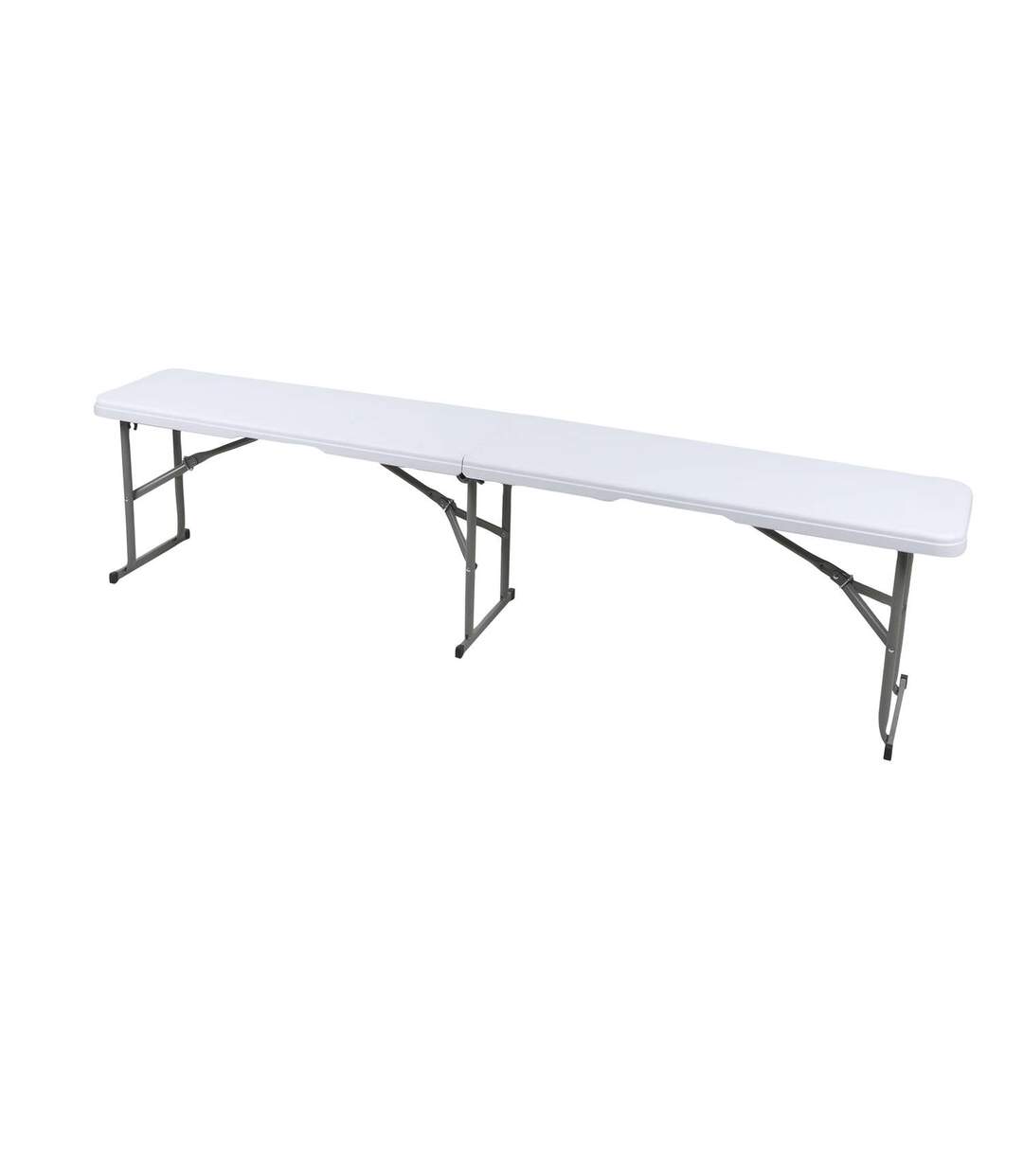 Banc de réception pliable pour 3 à 4 personnes - Blanc-1