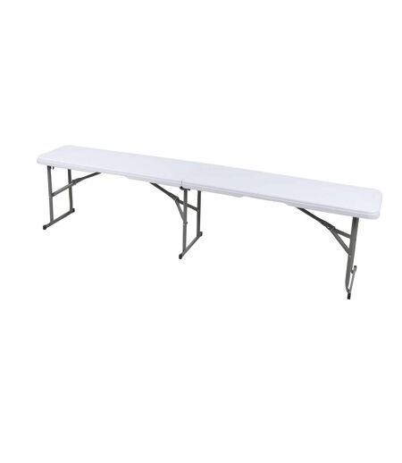 Banc de réception pliable pour 3 à 4 personnes - Blanc