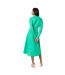 Womens/ladies waist detail shirt dress green Principles