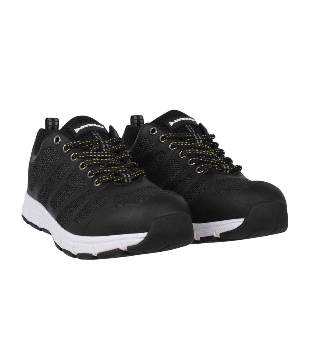 Mens Memory Foam Safety Shoes Black White Dunlop-4