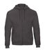 Unisex adult id.205 50/50 full zip hoodie anthracite B&C