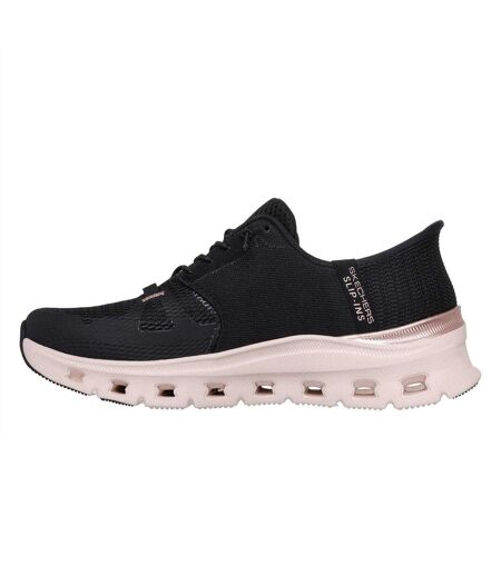 Baskets Pro Femme Noir Jaune Or Skechers