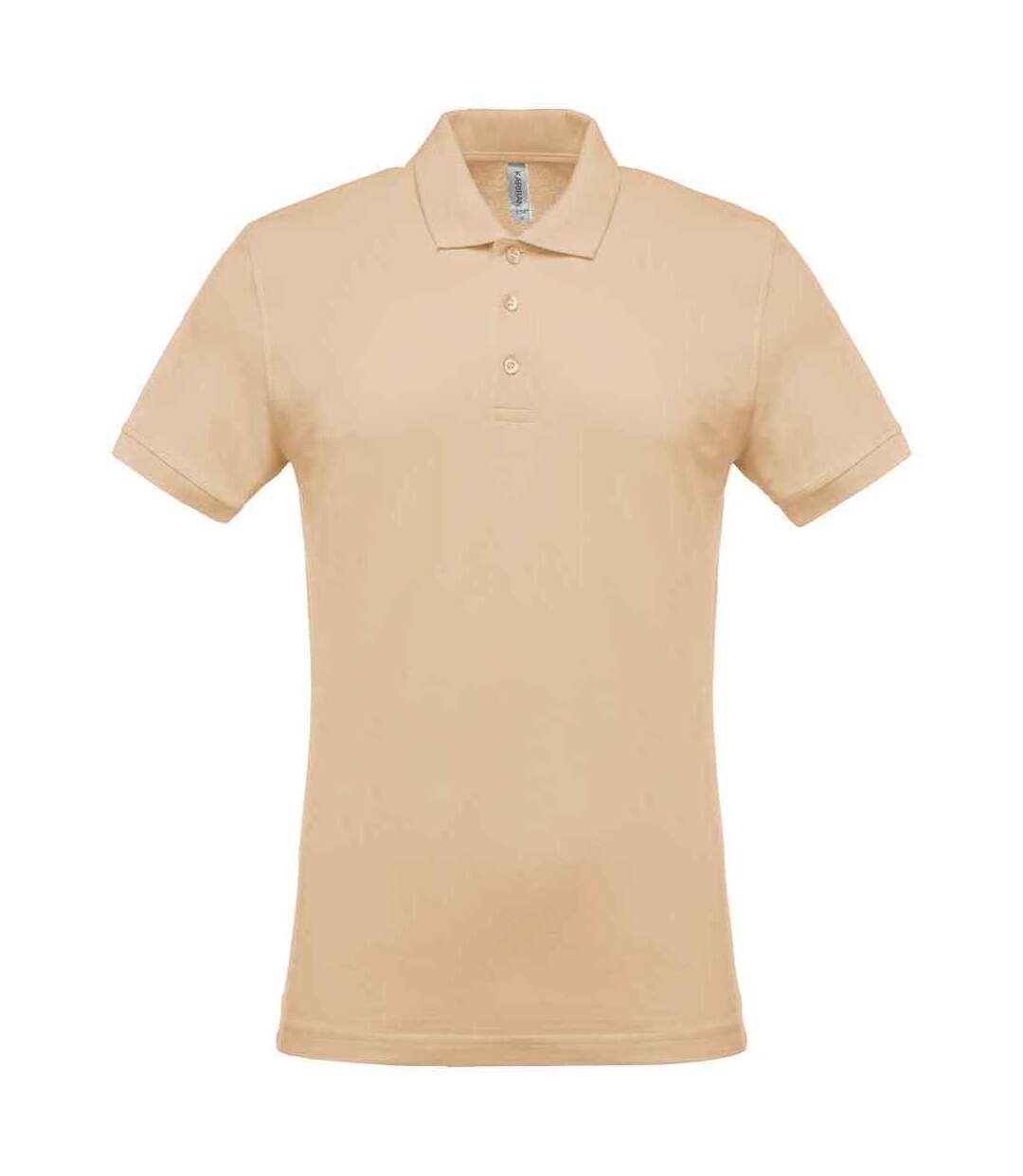 Polo homme beige clair Kariban