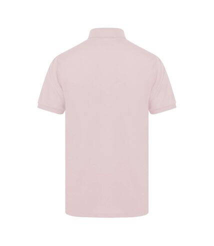 Polo à manches courtes homme rose pâle Henbury