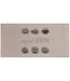 Tapis Galets Esprit Zen 50x120cm Beige-1