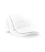 Casquette aérée adulte en maille - B182 - blanc-1
