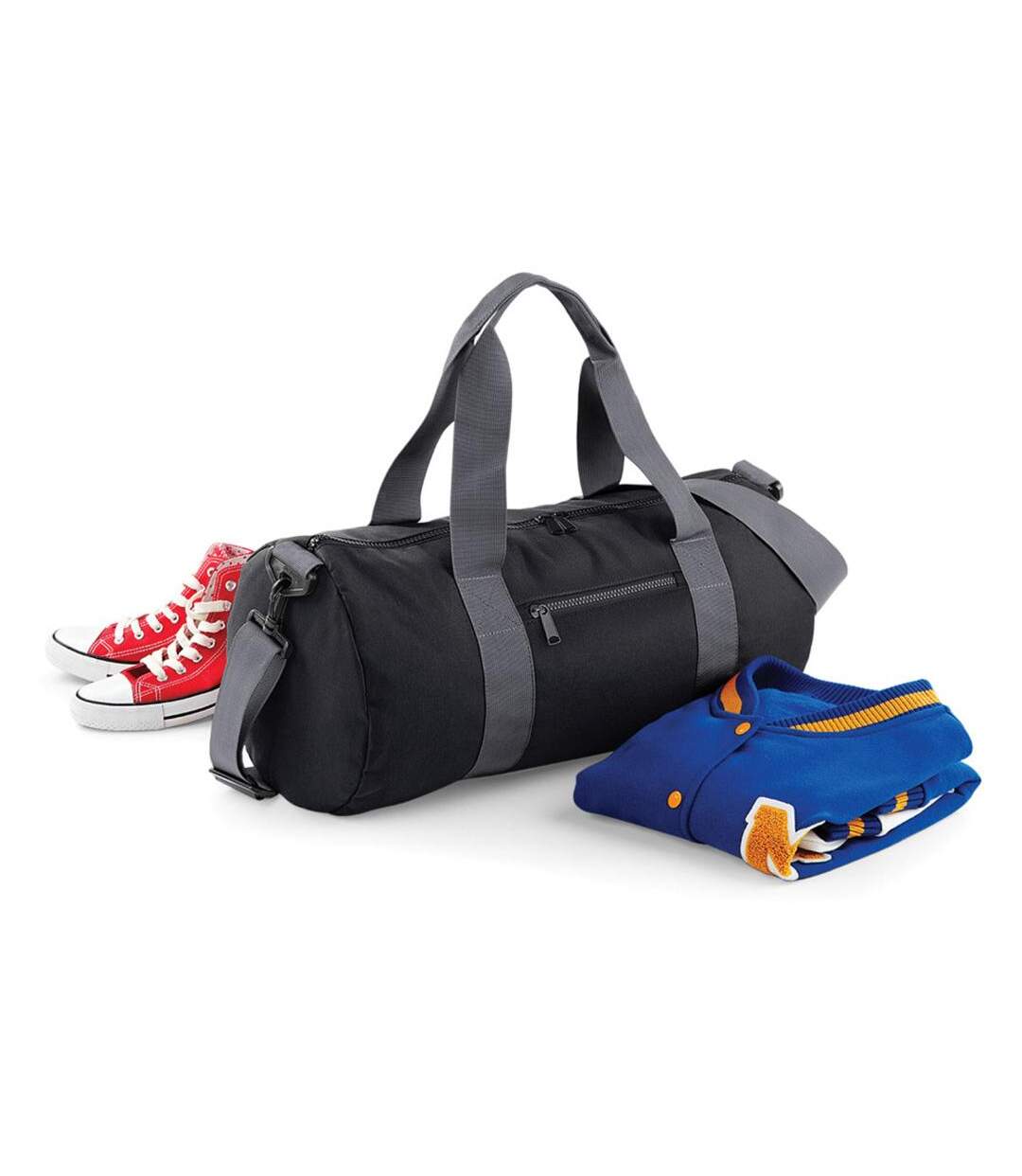 Sac De Voyage 20 Litres Taille Unique Noir Gris Bagbase-1