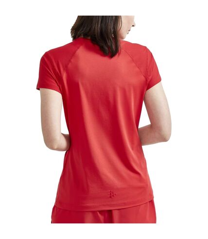 Craft Womens/Ladies ADV Essence Slim Short-Sleeved T-Shirt (Gerbera Pink)
