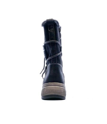 Bottes après-ski noire femme relife jobasky
