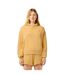 Womens/ladies Natural Dyed Oversized Hoodie Orange Lacoste-1