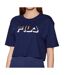 T-shirt Bleu Femme Fila Boituva - S