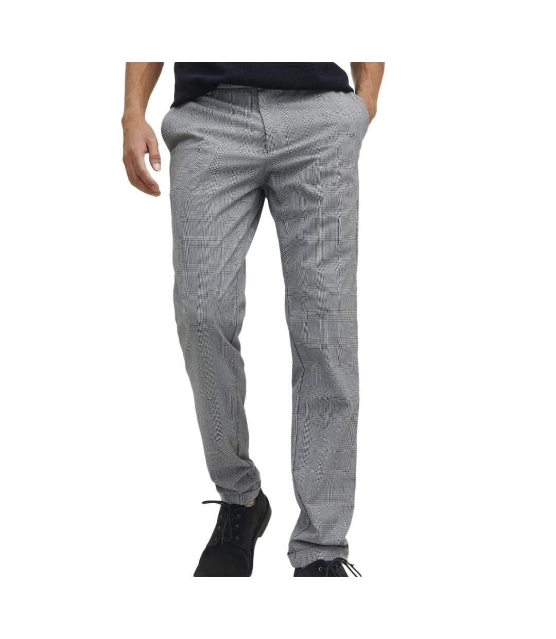 Pantalon Chino Gris/Bleu Homme Jack & Jones Marco - W30-L32-1