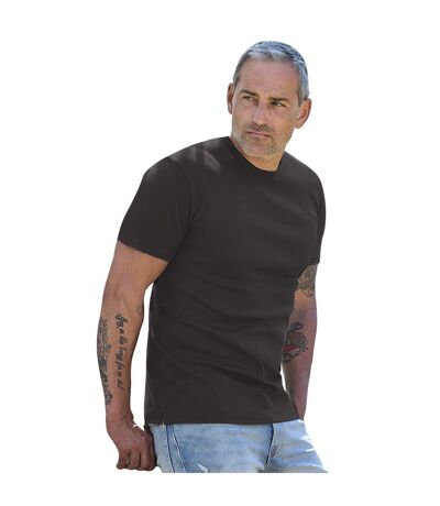 Tee Jays Mens Interlock Long Sleeve T-Shirt (Dark Grey) - UTBC3312