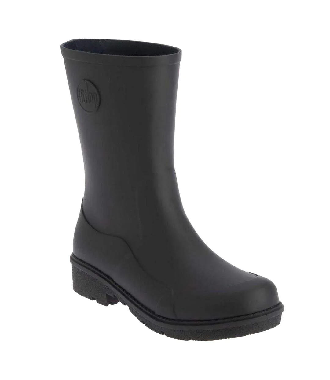 Womens/ladies Waterproof Wellington Boots Navy Fit Flop-1