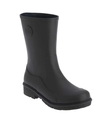 Womens/ladies Waterproof Wellington Boots Navy Fit Flop