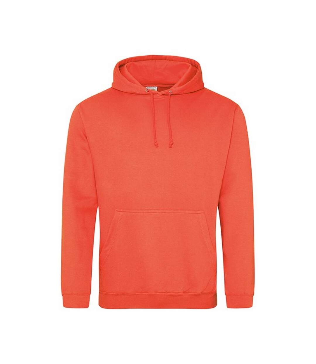 Unisex Adult College Hoodie Soft Red Awdis-1