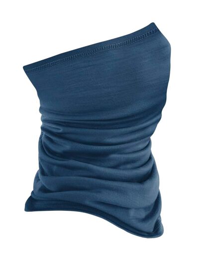 Écharpe Tube En Laine Mérinos Morf Taille Unique Bleu Acier Beechfield