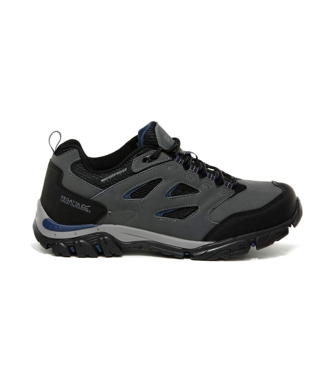 Regatta Mens Holcombe IEP Low Hiking Boots (Granite/Dark Denim) - UTRG3659-4