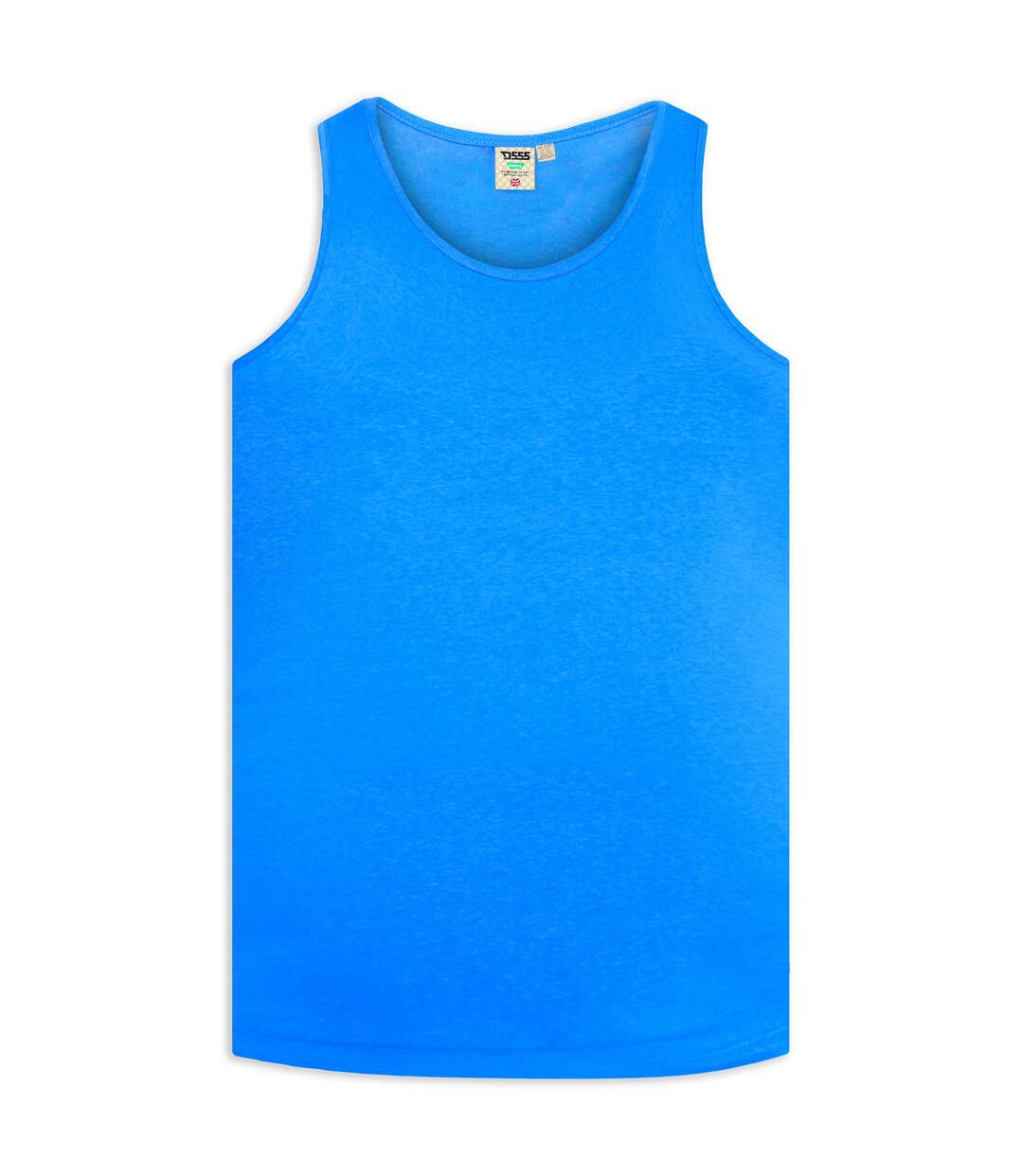 Duke Mens Fabio-2 Kingsize Muscle Vest (Blue) - UTDC172-1