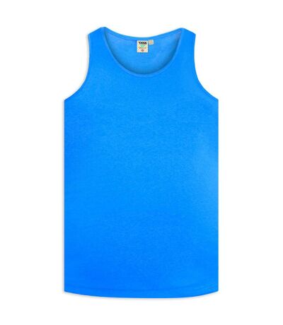 Duke Mens Fabio-2 Kingsize Muscle Vest (Blue) - UTDC172