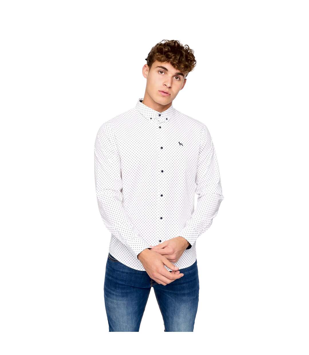 Chemise broadley homme blanc Bewley & Ritch-1