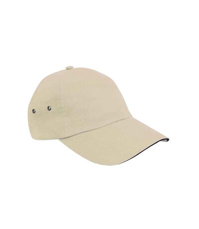 Unisex adult 5 panel cotton cap putty Result Headwear