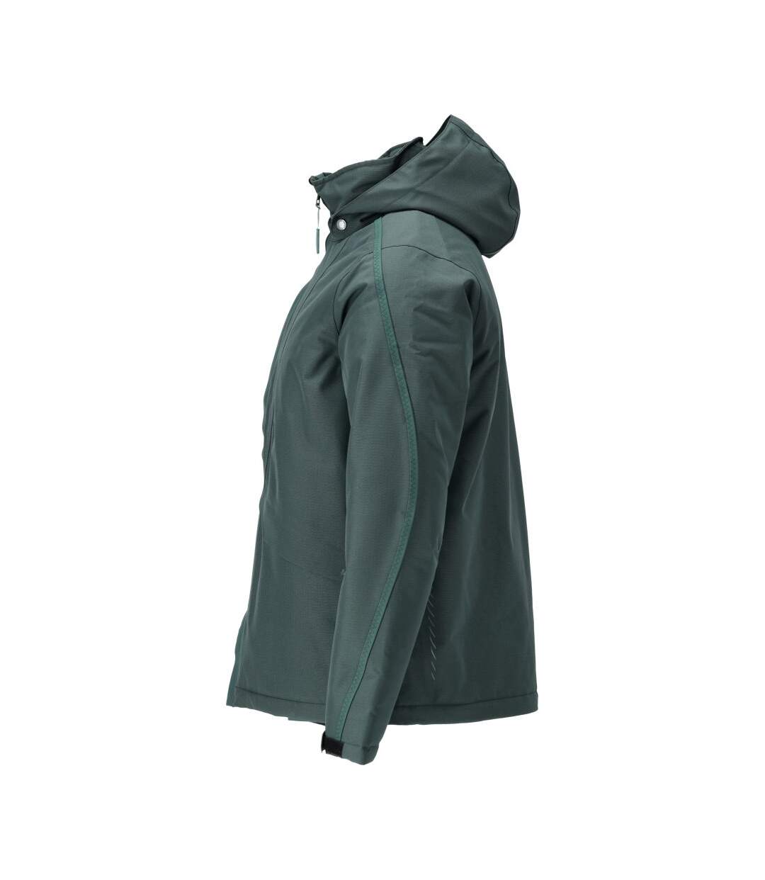 Mens Customised Polyester Winter Jacket Forest Green Mascot-3