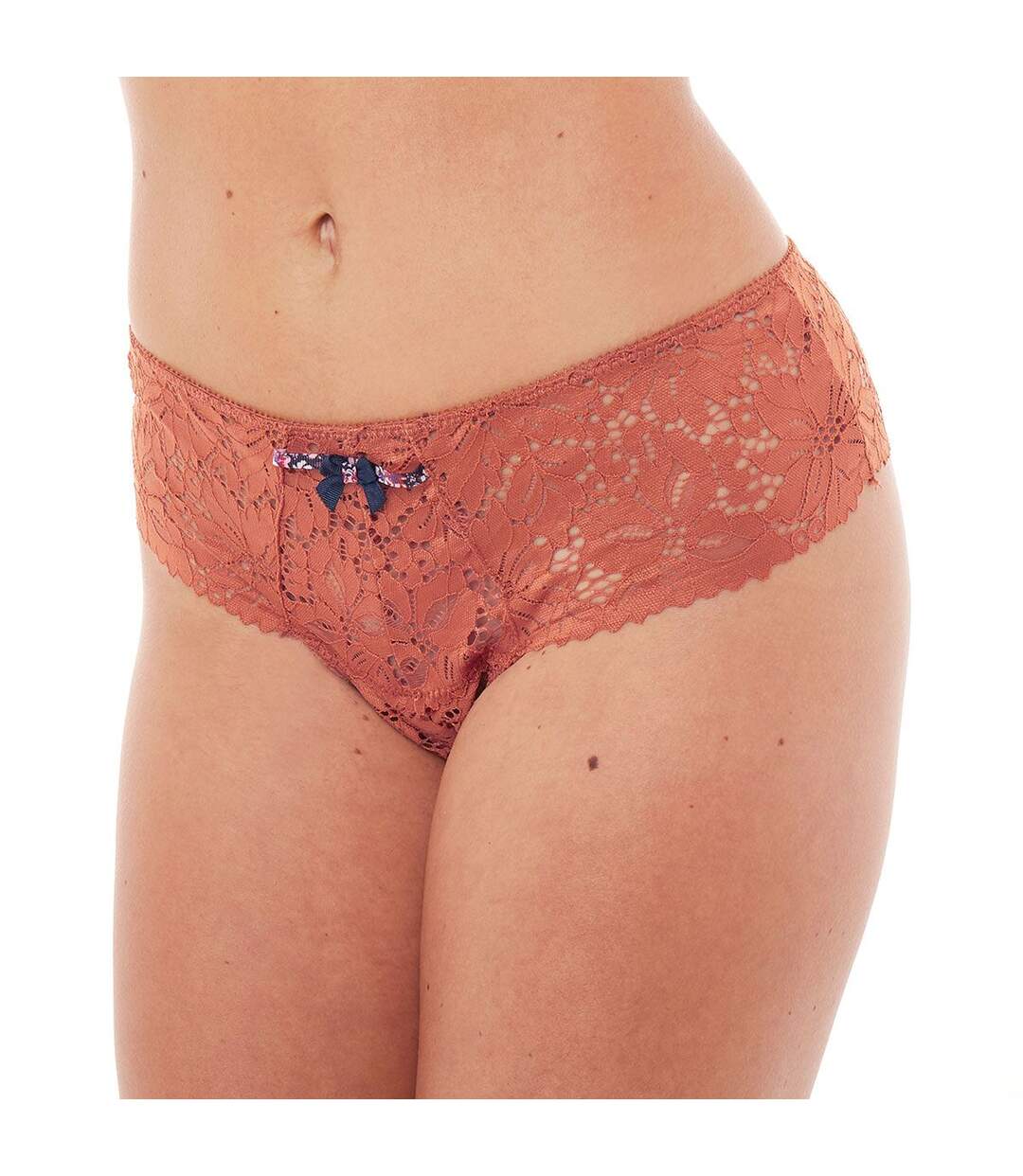 Shorty tanga caramel Acajou-4