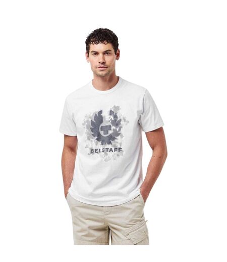 T-shirt Manches Courtes Motif/style Phéonix Homme Blanc Belstaff