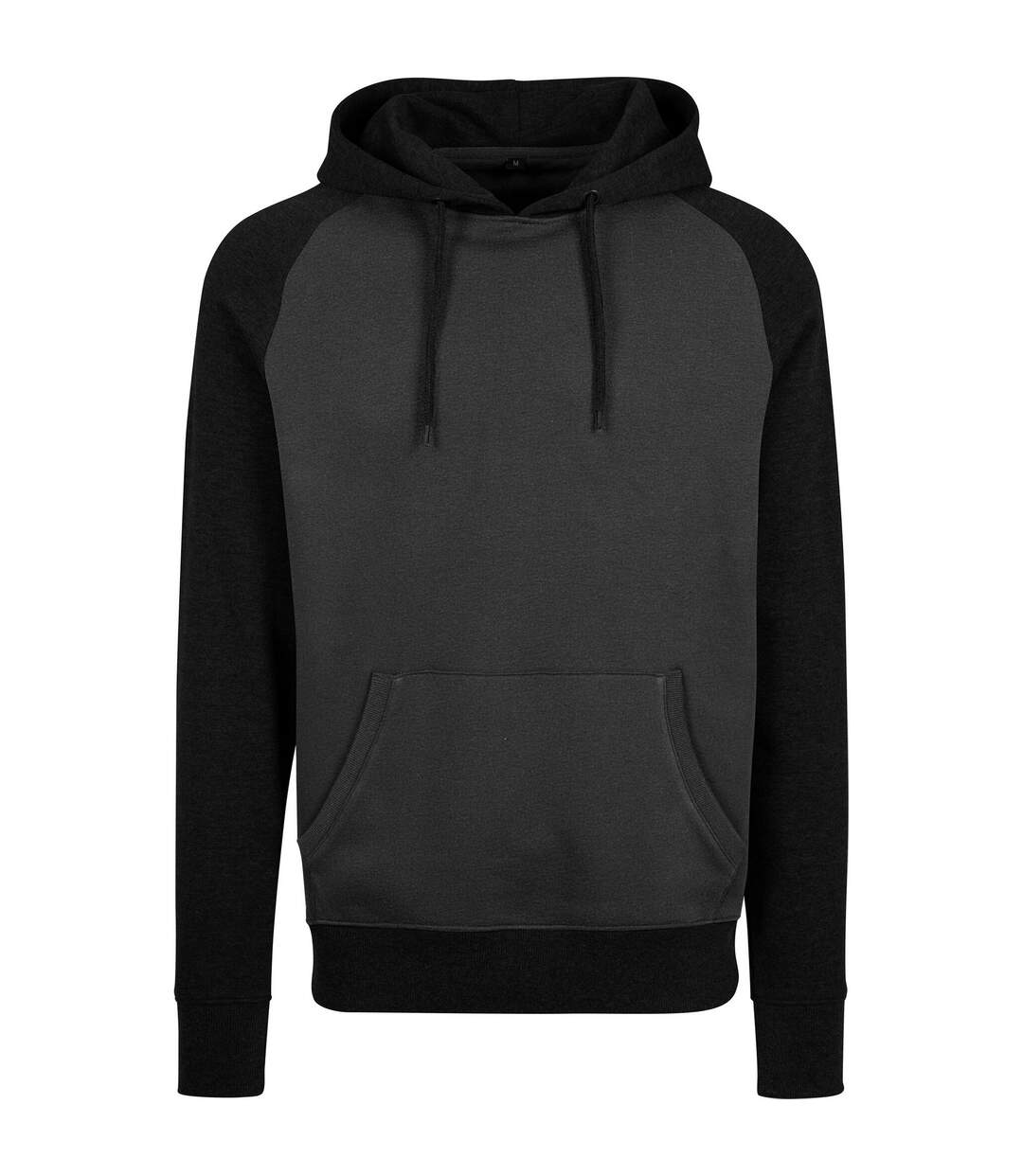 Sweat à capuche homme gris foncé / noir Build Your Brand