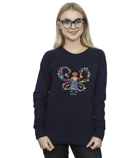 Disney - Sweat ENCANTO MIRABEL BUTTERFLY - Femme (Bleu marine) - UTBI16836