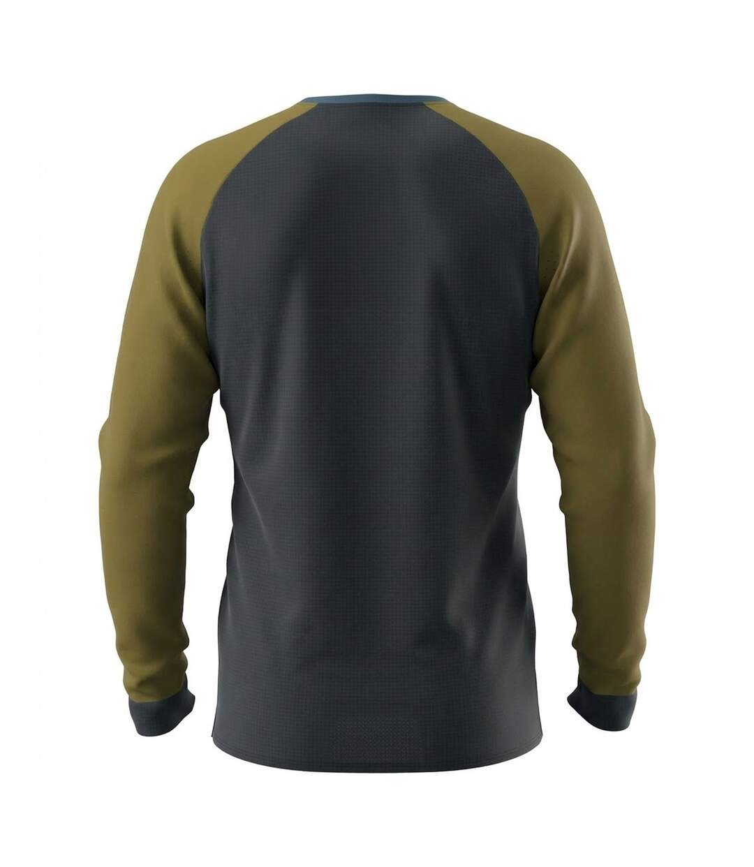 Mens Crew Neck Long-sleeved Athletic Top Blueberry Army Dynafit-2